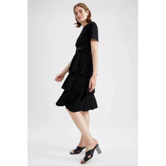 Платье DeFacto, Цвет: Черный, Размер: S, изображение 2