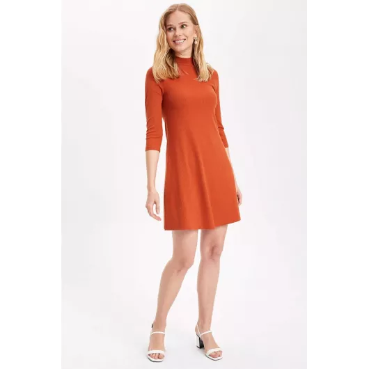 Платье DeFacto, Цвет: Оранжевый, Размер: S, изображение 2