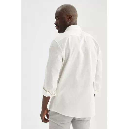 Рубашка DeFacto, Цвет: Белый, Размер: M, изображение 6