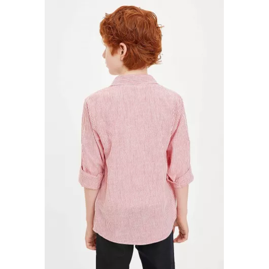 Рубашка DeFacto, Цвет: Розовый, Размер: 8-9 лет, изображение 7