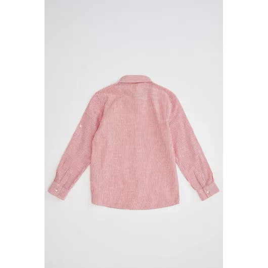 Рубашка DeFacto, Цвет: Розовый, Размер: 8-9 лет, изображение 11