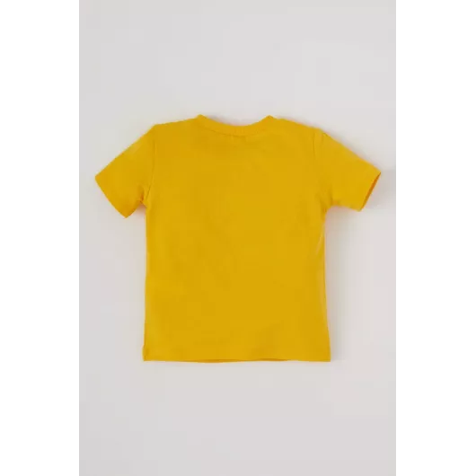 Футболка DeFacto, Цвет: Желтый, Размер: 6-9 мес., изображение 3