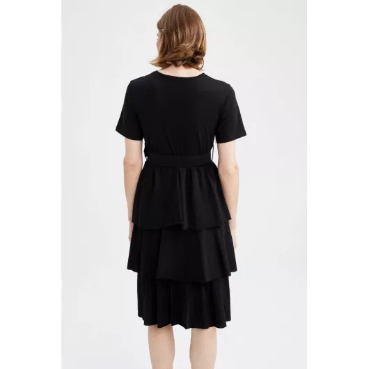 Платье DeFacto, Цвет: Черный, Размер: L, изображение 7