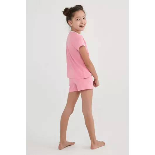 Пижама (комплект) Penti, Цвет: Розовый, Размер: 4-5 лет, изображение 4