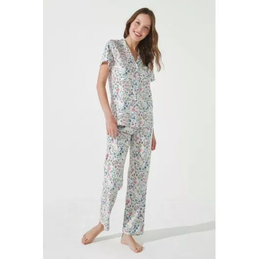 Пижама (комплект) Penti, Цвет: Серый, Размер: XS, изображение 5