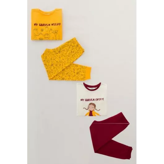 Пижама (комплект) Penti, Цвет: Разноцветный, Размер: 3-4 года, изображение 2