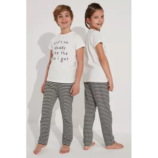 Пижама (комплект) Penti, Цвет: Серый, Размер: 3-4 года