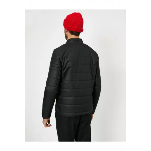 Курткa Koton, Цвет: Черный, Размер: L, изображение 4