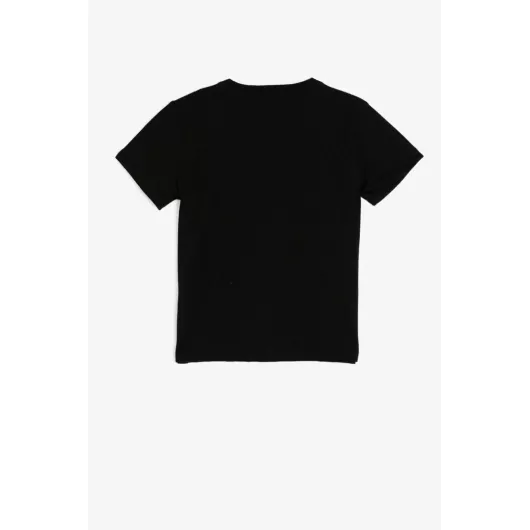 Футболкa Koton, Цвет: Черный, Размер: 4-5 лет, изображение 2