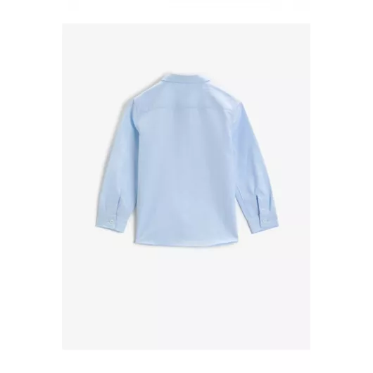 Рубашка Koton, Цвет: Голубой, Размер: 9-10 лет, изображение 2