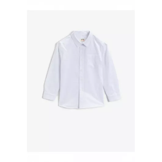 Рубашка Koton, Цвет: Белый, Размер: 4-5 лет