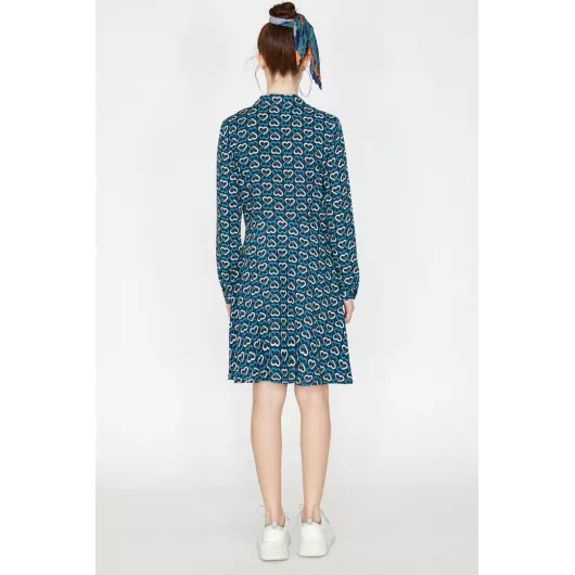 Платье Koton, Цвет: Темно-синий, Размер: 36, изображение 5
