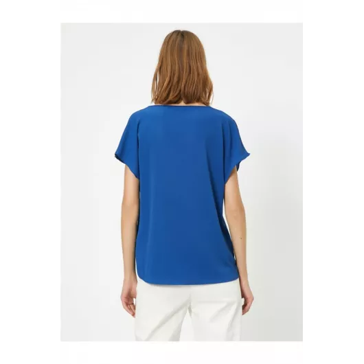 Блузкa Koton, Цвет: Голубой, Размер: 34, изображение 4