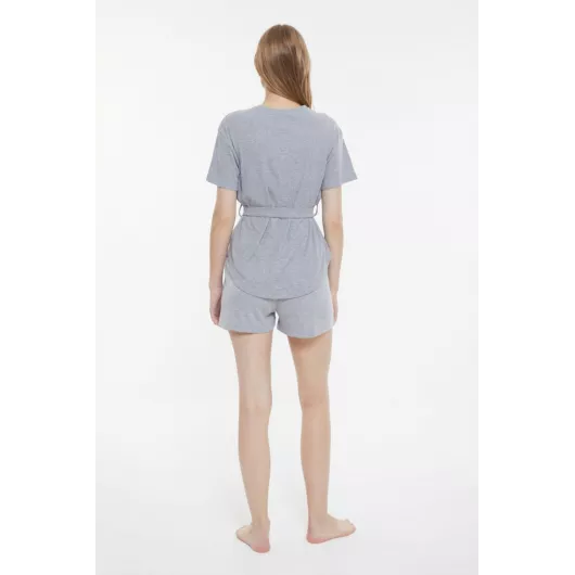 Пижама TRENDYOLMILLA, Цвет: Серый, Размер: S, изображение 3