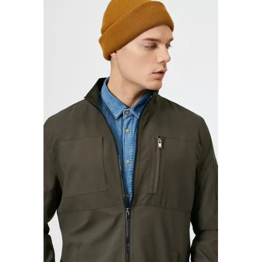 Куртка Koton, Цвет: Зеленый, Размер: M, изображение 2