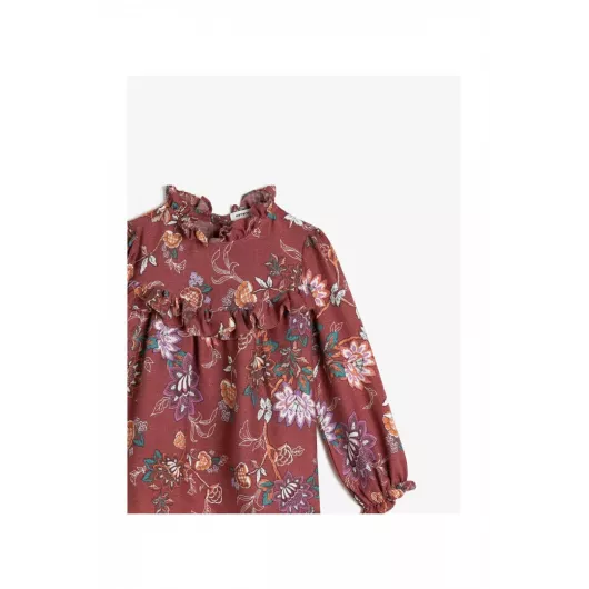 Блузка Koton, Цвет: Бордовый, Размер: 3-4 года, изображение 5