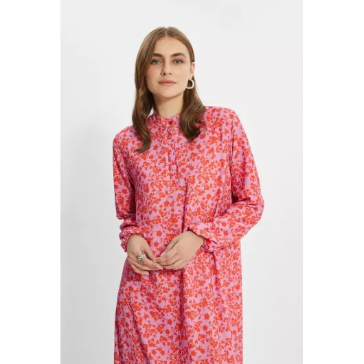 Платье TRENDYOL MODEST, Цвет: Розовый, Размер: 42, изображение 2