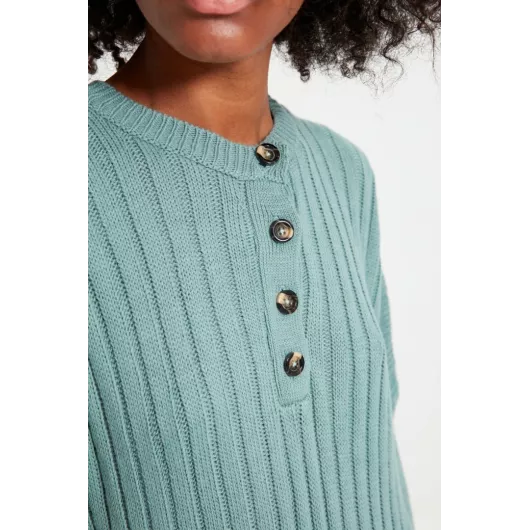 Комплект свитер и брюки TRENDYOLMILLA, Цвет: Бирюзовый, Размер: M, изображение 3