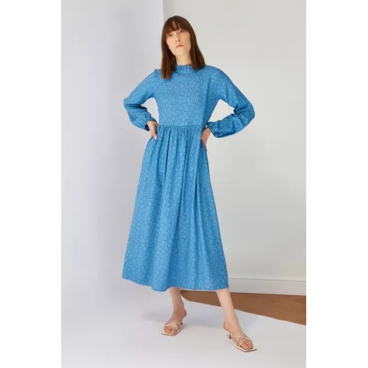 Платье TRENDYOL MODEST, Цвет: Голубой, Размер: 38, изображение 4