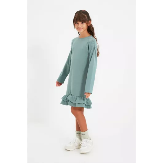 Платье TRENDYOLKIDS, Цвет: Бирюзовый, Размер: 7-8 лет