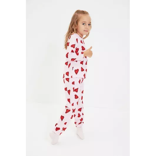 Пижама TRENDYOLKIDS, Цвет: Красный, Размер: 3-4 года