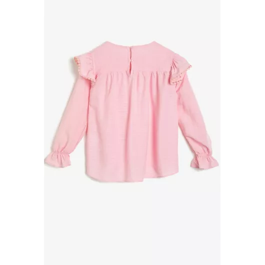 Блузка Koton, Цвет: Розовый, Размер: 3-4 года, изображение 2