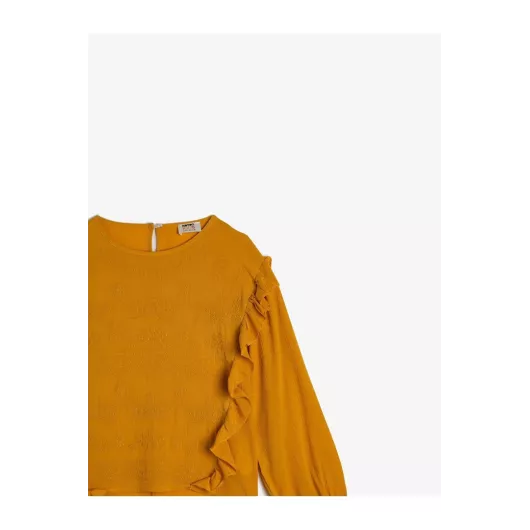 Блузка Koton, Цвет: Желтый, Размер: 3-4 года, изображение 3