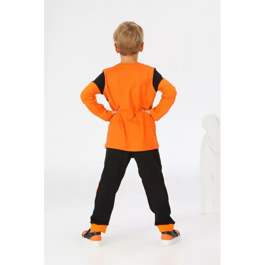 Футболка+Брюки LupiaKids, Цвет: Оранжевый, Размер: 5 лет, изображение 2