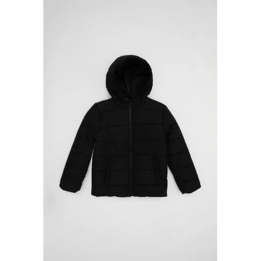 Куртка DeFacto, Цвет: Черный, Размер: 7-8 лет, изображение 5
