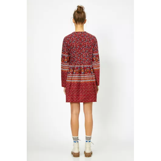 Платье Koton, Цвет: Красный, Размер: 36, изображение 4