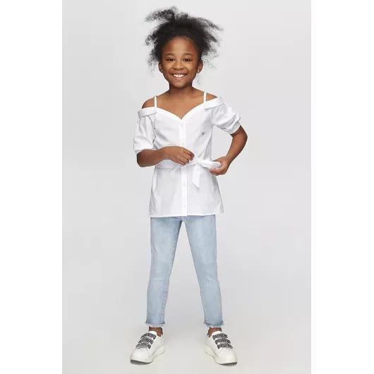 Рубашка Tyess Girl, Цвет: Белый, Размер: 6 лет