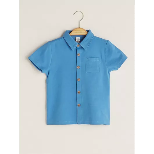 Рубашка LC Waikiki, Цвет: Голубой, Размер: 9-12 мес.