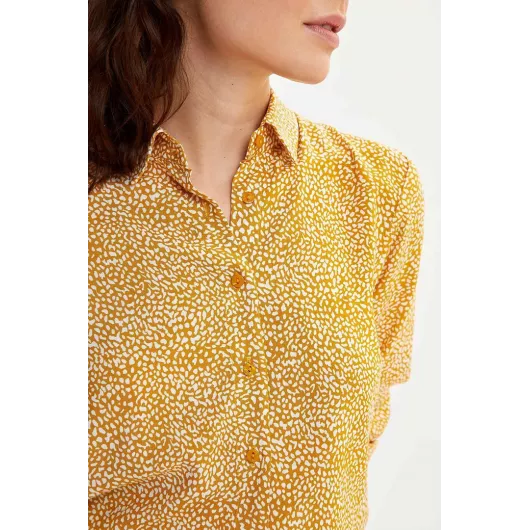 Рубашка DeFacto, Цвет: Желтый, Размер: XL, изображение 2