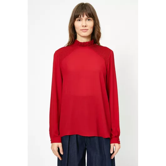 Блузка Koton, Цвет: Красный, Размер: 42, изображение 2