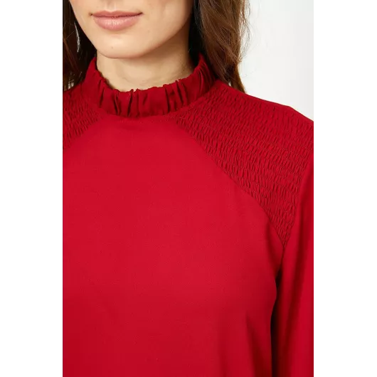 Блузка Koton, Цвет: Красный, Размер: 42, изображение 7