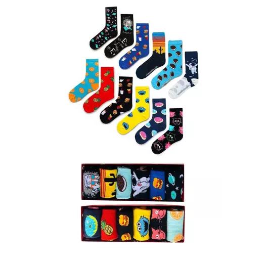 Носки 12 пар SocksStation, Цвет: Разноцветный, Размер: 5-7 лет