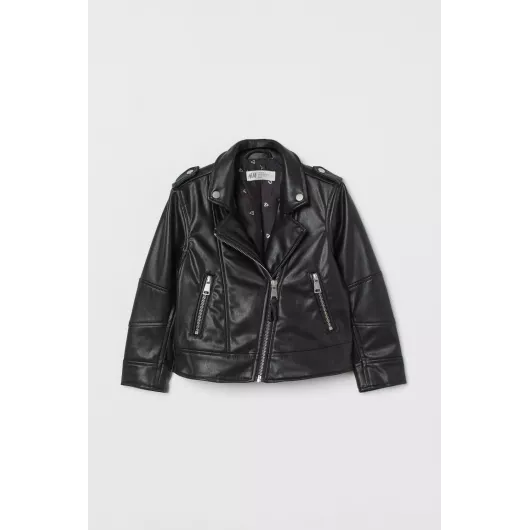 Куртка H&M, Цвет: Черный, Размер: 4-5 лет, изображение 2