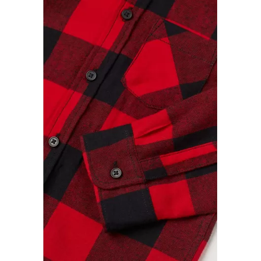 Рубашка H&M, Цвет: Красный, Размер: 3-4 года, изображение 3