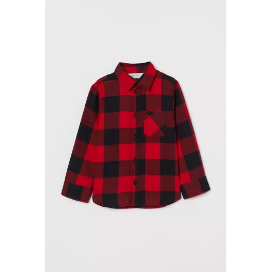 Рубашка H&M, Цвет: Красный, Размер: 3-4 года, изображение 2