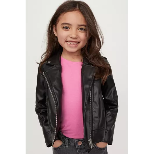 Куртка H&M, Цвет: Черный, Размер: 4-5 лет