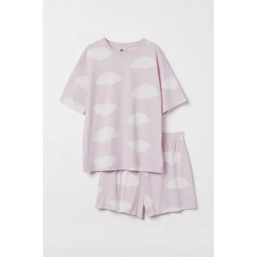 Пижама H&M, Цвет: Розовый, Размер: XL, изображение 4