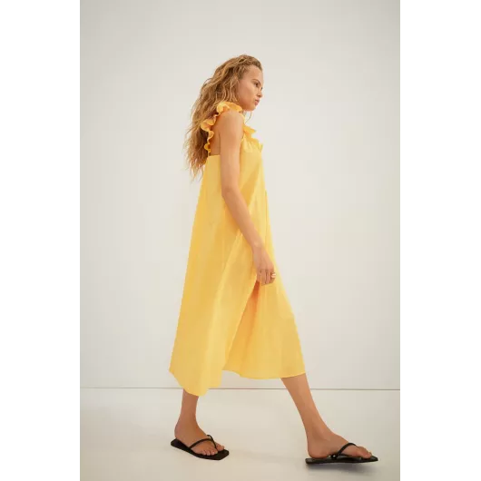 Платье H&M, Цвет: Желтый, Размер: L, изображение 4