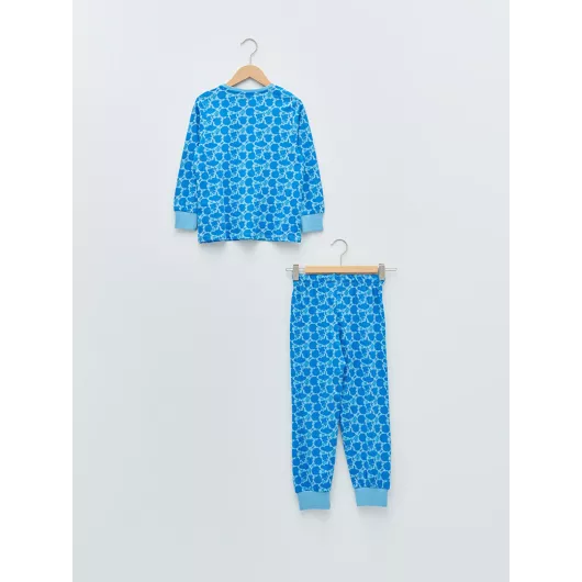 Пижама (комплект) LC Waikiki, Цвет: Голубой, Размер: 5-6 лет, изображение 2