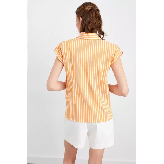 Рубашка ADL, Цвет: Оранжевый, Размер: M, изображение 6