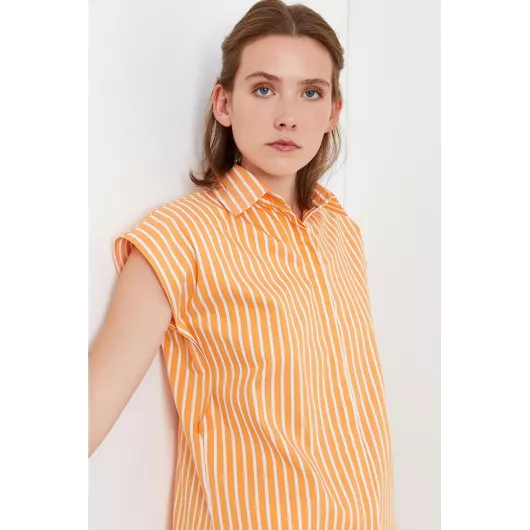 Рубашка ADL, Цвет: Оранжевый, Размер: S