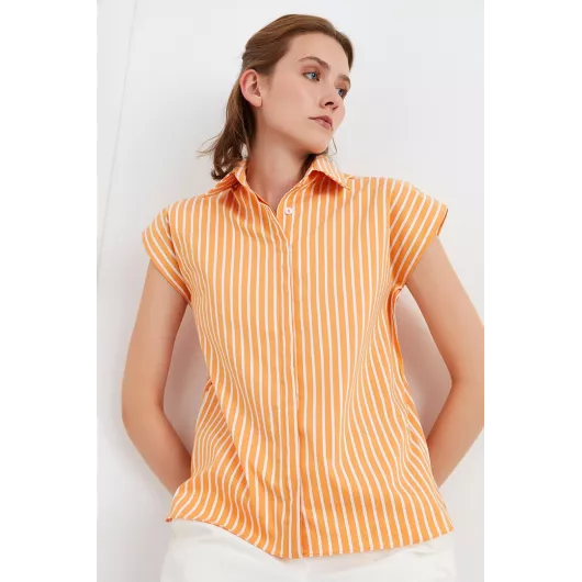 Рубашка ADL, Цвет: Оранжевый, Размер: M, изображение 5