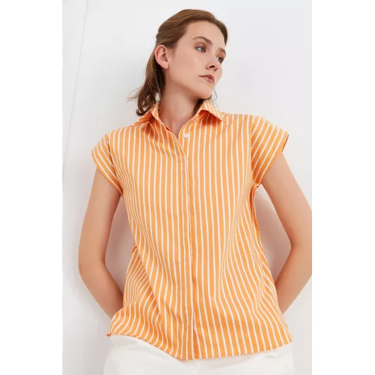 Рубашка ADL, Цвет: Оранжевый, Размер: S, изображение 5