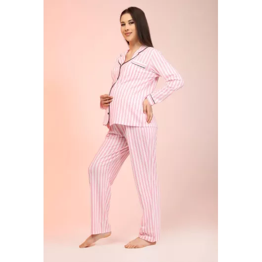 Пижамный комплект LIKAPA, Цвет: Розовый, Размер: 2XL, изображение 4
