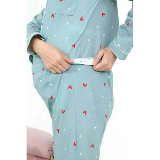 pijama toplumy LIKAPA, Reňk: Greenaşyl, Ölçeg: XL, 5 image