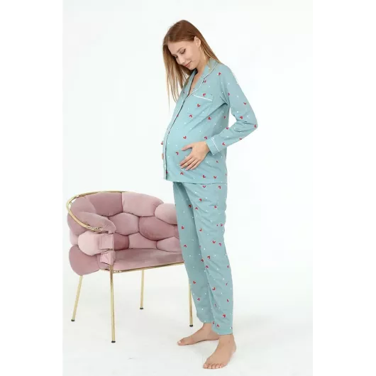 pijama toplumy LIKAPA, Reňk: Greenaşyl, Ölçeg: XL, 3 image